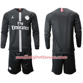 Maillot/Tenue Paris Saint-Germain Jodan Noir Enfant Troisieme 2018/2019 Manche Longue